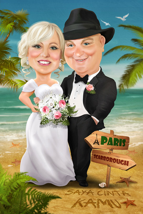 Wedding Caricature 22617