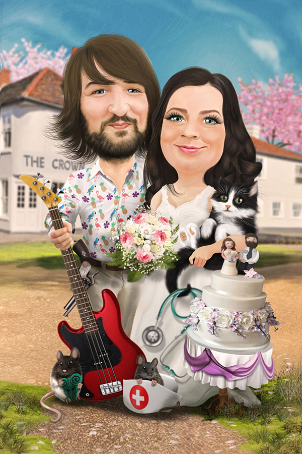 Wedding Caricature 23970