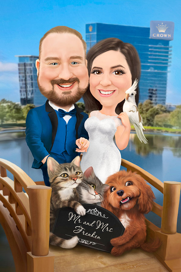 Wedding Caricature 24115b